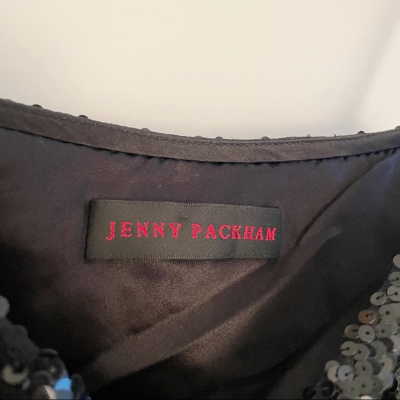 Jenny Packham Sequin Cropped Tank Top - Picture 3 of 7